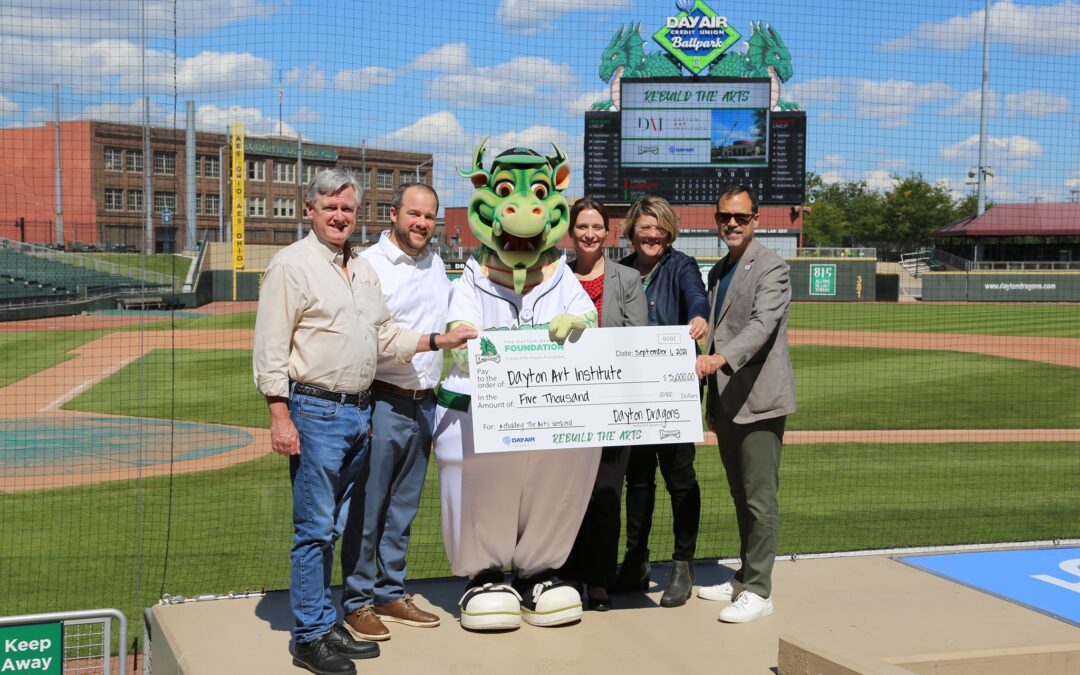 Day Air Credit Union Donates $5,000 to the Dayton Art Institute in Partnership with Dayton Dragons